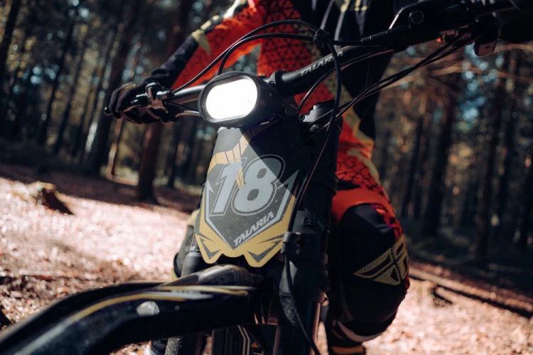 Talaria UK rider gearing up
